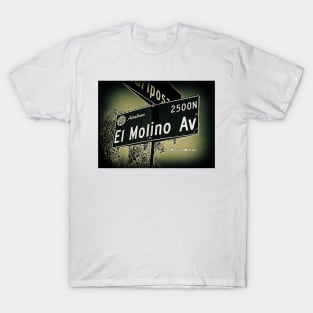 El Molino Avenue, Altadena, CA by Mistah Wilson T-Shirt